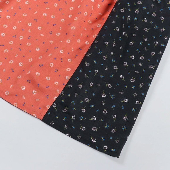 Sideline Colorful Patchwork Maxi Dress small - Picture 6 of 11